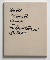 Thomas Judisch, „Butter“, 2025, Lichtechte Tinte auf Leinwand, 30 x 24 cm, Unikat, 1.300 €