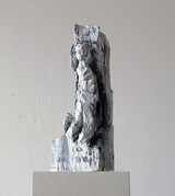 Klaus Prior, „Telamone“, 2016, Pappel, bemalt, 17 x 14 x 52 cm, 5.500 €