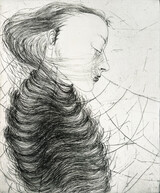 Annegret Soltau, 1. Zustandsdruck, „im Kokon“, 1974, 4/7, Radierung, Handabzug der Künstlerin, 53 x 39 cm, 1.800 €