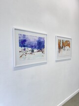 Aquarellarbeiten aus der Ausstellung Aftermath