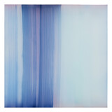 Sybille Pattscheck, Nordlicht, 2024, Enkaustik auf Acrylglas, 70 x70 x 6 cm