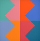 12 Hangen, 7071, 1971, 160 x 160 cm