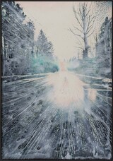 Eisfeld, 2025, 200x140cm, Malerei mischtechnik auf LW