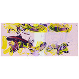 #782, 2018-2023, Acryl auf Polyester, 84 x 193 x 4 cm