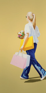 14:52:09h, 2025, Acryl auf Dibond, 150 x 75 cm