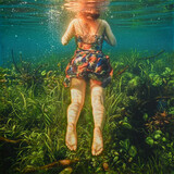 Carla, 2026, Pigmente und Acrylbinder auf Leinwand, 130 x 130 cm