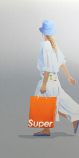 16:23:31h, 2026, Acryl/Dibond, 150 x 75 cm