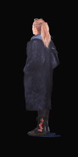 16:01:08h, 2025, Acryl/Dibond, 150 x 75 cm