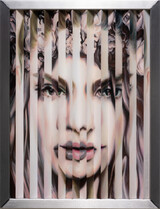 Echoes of Duality, 2024, Serie Multipersonality, Öl auf Paintersboard, 59 x 42 cm